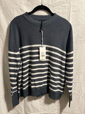 NWT Cozy Earth Rowan Crewneck Sweater in Dawn & Bone Size XL